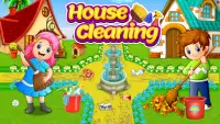 पूर्ण घर की सफाई | लड़कियों के लिए घर की सफाई खेल Screen Shot 0
