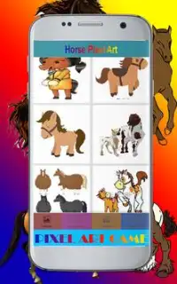 Horse Draw Color By Number Pixel Art 2018 Screen Shot 1