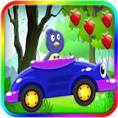 Pinguin Bird Jungle Car Racing