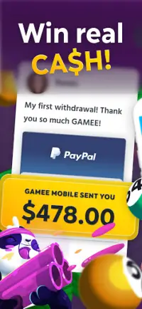 GAMEE Prizes: Real Cash Games Screen Shot 0