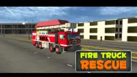 Fire Truck Rescue Screen Shot 0