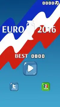 Flappy Euro Bird 2016 Screen Shot 0