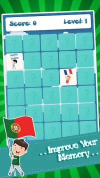 Memory Game Flags Screen Shot 3