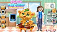 Pets Vet Doctor Baby sitter Nursery Care Games Screen Shot 2