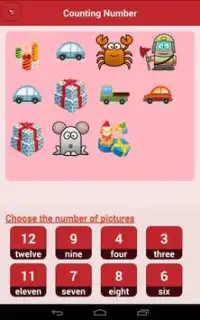 Counting Number Game for kids Screen Shot 1