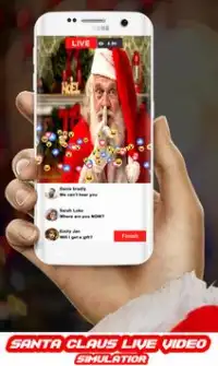 Santa Claus Live Video Stream Screen Shot 0