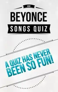 Beyonce - Songs Quiz Screen Shot 0