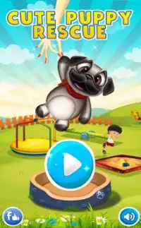 Cute Puppy Pet Rescue Game Screen Shot 0