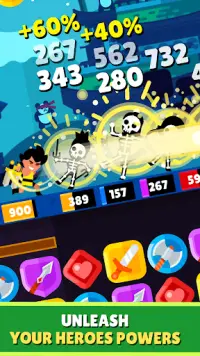 Puzzle Clash Heroes Screen Shot 3