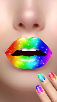 Lip Art Beauty DIY Makeup Game Screen Shot 1