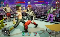 Ring Wrestling Revolution Cage Fighting Games 2021 Screen Shot 0