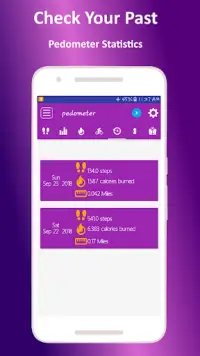 Step Counter,Weight loss,Calorie Tracker-Pedometer Screen Shot 2