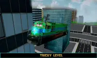 Flying Train Driver 3D 2020 Screen Shot 0