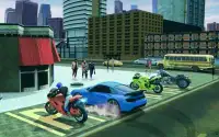 बाइक ड्राइविंग & पार्किंग खेल 3 डी Screen Shot 1