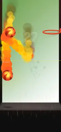 Fire Tap Dunk BasketBall Game Screen Shot 0