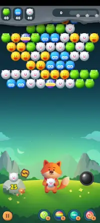 Bubble Shooter Fox Screen Shot 2