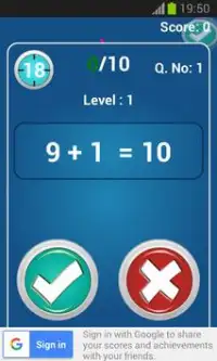 Math Trainer : addition, multiplication and more Screen Shot 0