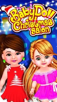 Gioco di vestire per bambole nel salone di Natale Screen Shot 5
