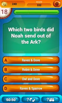 Bible Trivia Game Screen Shot 1