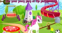 Cuidado lindo pony juego chica Screen Shot 6