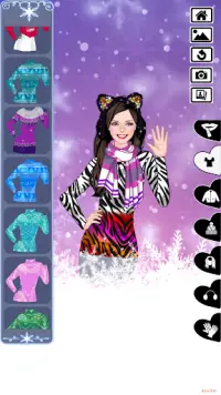Winter time with warm dressup Screen Shot 4