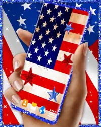 American Flag Wallpapers ⭐ USA HD Wallpaper Theme Screen Shot 3