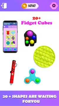 Estourar brinquedos Fidget: Dimple Simples asmr Screen Shot 3