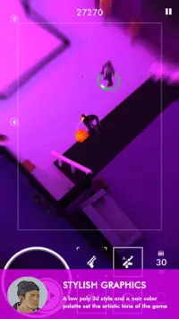 Neon Noir - Mobile Arcade Shooter Screen Shot 2