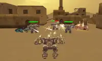 robot perang melawan 2 - futuristik pertempuran Screen Shot 6