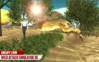 Angry Lion Village Attack - Wild Lion Simulator 3D Screen Shot 3
