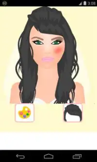 bride makeup games Screen Shot 1