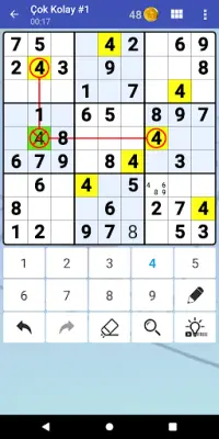 Sudoku - Klasik bulmaca oyunu Screen Shot 2