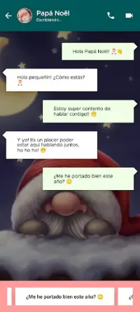 Videollamada Papa Noel Español Screen Shot 2