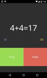 Maths Games- True Or False Screen Shot 0