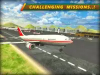 Symulator lądowania samolotu - gry w samolocie Screen Shot 1