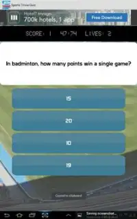 Sports Trivia Quiz Screen Shot 6