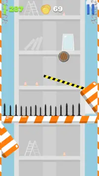 Ball Bounce Hero: Draw the line, Collect coins! Screen Shot 1