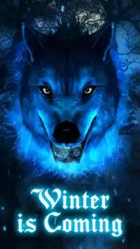 3D Ice Wolf Live Wallpaper Screen Shot 0