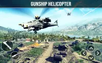 Gunship AirStrike BATTLE: Helicopter GUNSHIP Game. Screen Shot 1