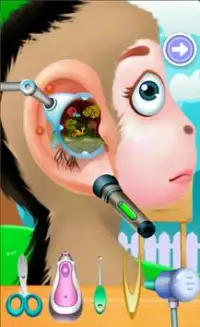 Monkey Ear Surgery Doctor Screen Shot 2