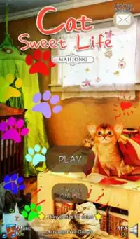 Mahjong: Cat Sweet Life Screen Shot 0