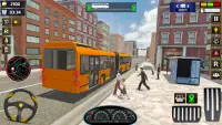 Coach Bus Train Driving Games Screen Shot 1