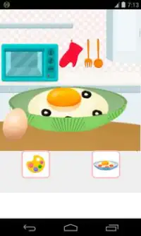 खाना पकाने अंडे खेल Screen Shot 2