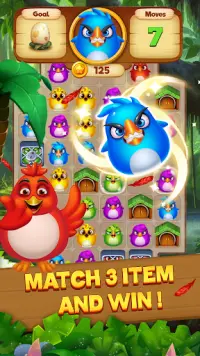 Bird Mania - Free Match 3 Screen Shot 6