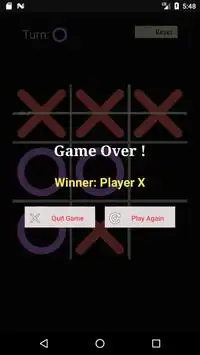 Tic Tac Toe Multiplayer Screen Shot 2