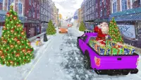Santa Claus Car Driving 3D – New Christmas Games Screen Shot 3