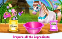 Pony Cooking Rainbow Cake Screen Shot 5