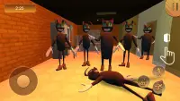 Scary Cartoon Cat Escape - Evi Screen Shot 3