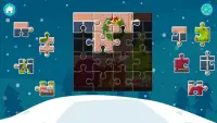 Christmas Jigsaw Puzzles: Santa Kids Games Screen Shot 4