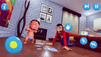 Virtual Baby Simulator - Junior Baby Care Game Screen Shot 1